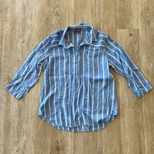 Womens Van Heusen Blue Blouse - L